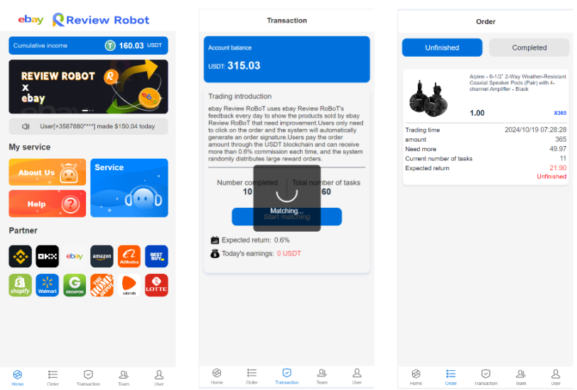 <精品源码>多语言海外抢单刷单源码/快投资山快杀代理/业务员/亚马逊60关卡任务